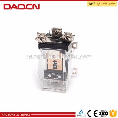 CE Certification DAQCN JQX-60F Power Relay/Electric Relay 12V