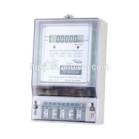 2P3W LCD active and reactive digital electronic type watt hour  kWh energy meter