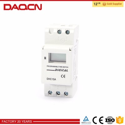 DAQCN programmable digital timer for school bell